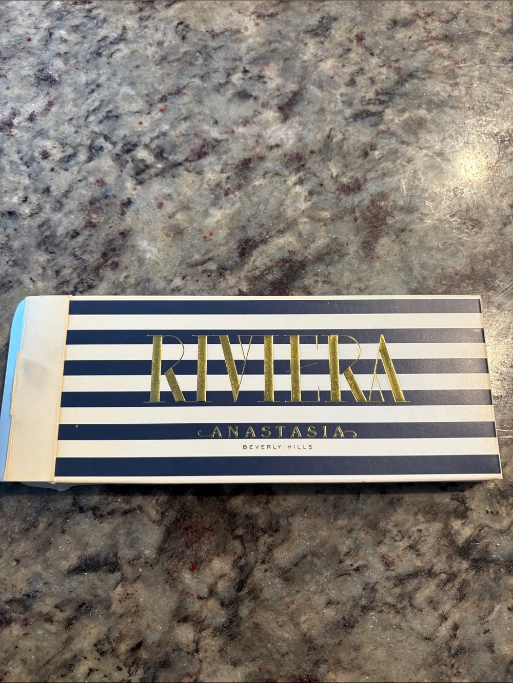 Anastasia Beverly Hills Riviera Eyeshadow Palette - Navy, White & Gold